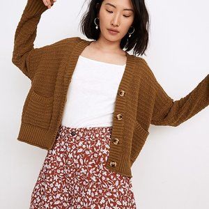 Madewell Seabrook Cardigan Sweater Spiced Olive - XS